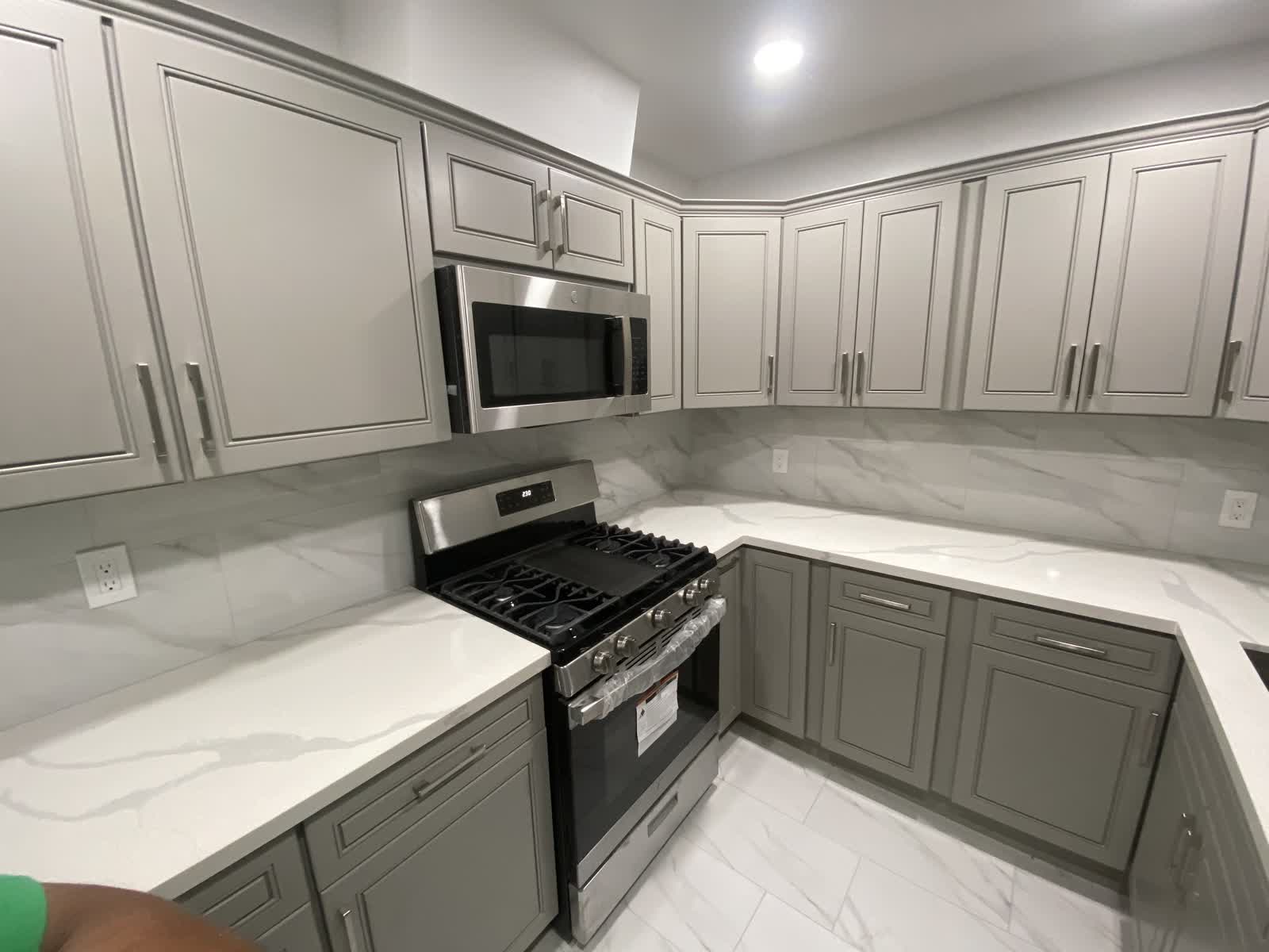 Electrical and plumbing work in a finished Los Angeles home